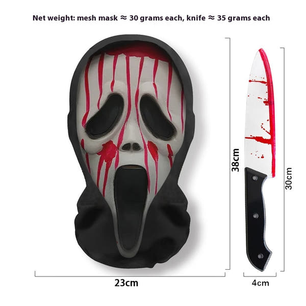 Halloween Scream Horror Spoof Mask